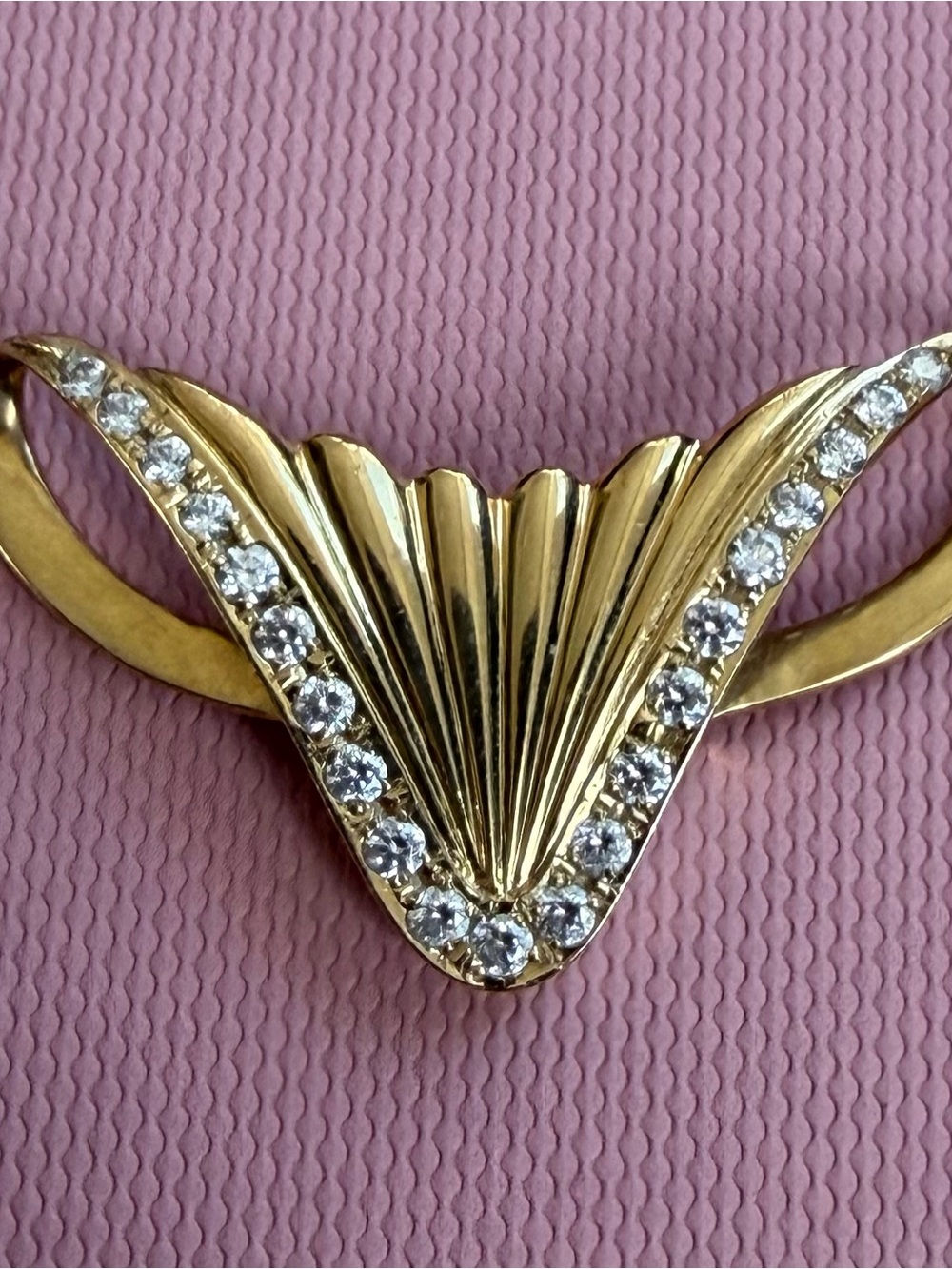 14K YELLOW GOLD & LAB DIAMOND
PENDANT SLIDER PENDANT - MINT - Picture 6 of 6